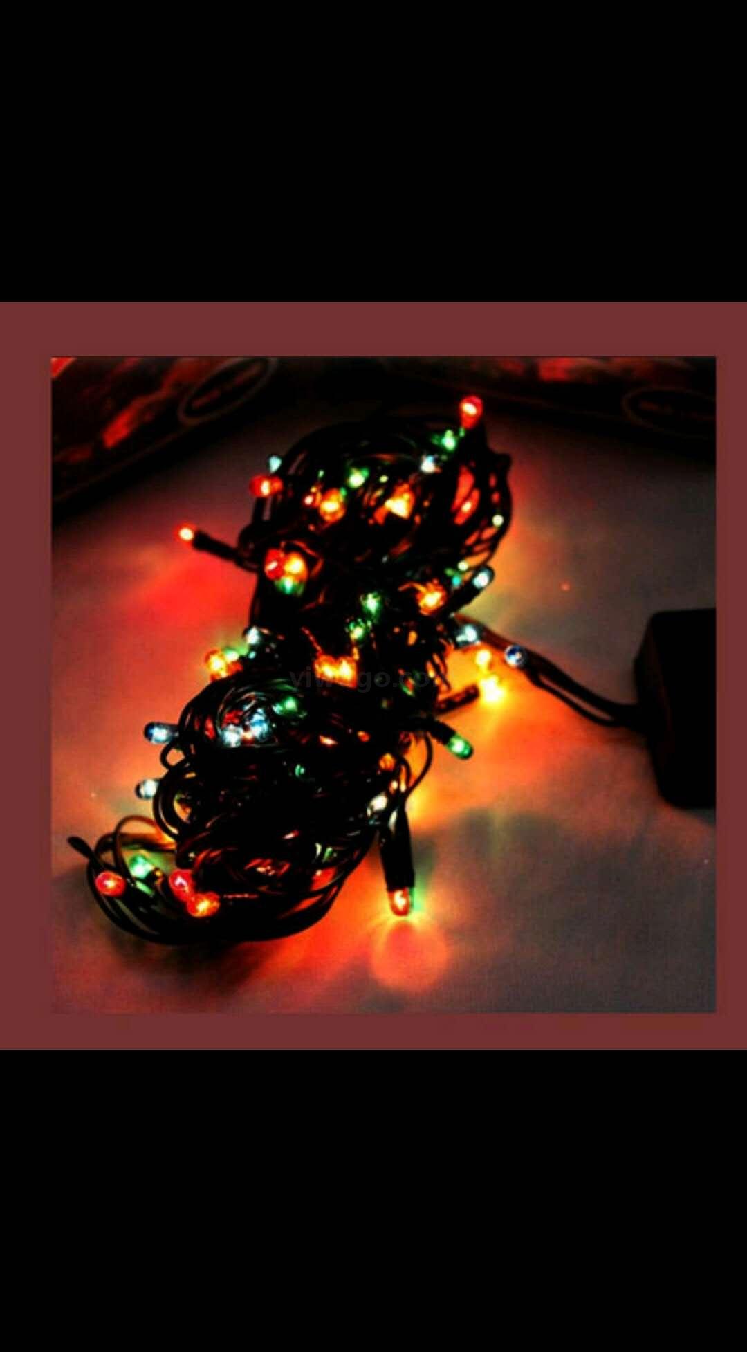 40 heads of special Christmas lights string decoration small colored lights wedding Christmas tree decoration lights