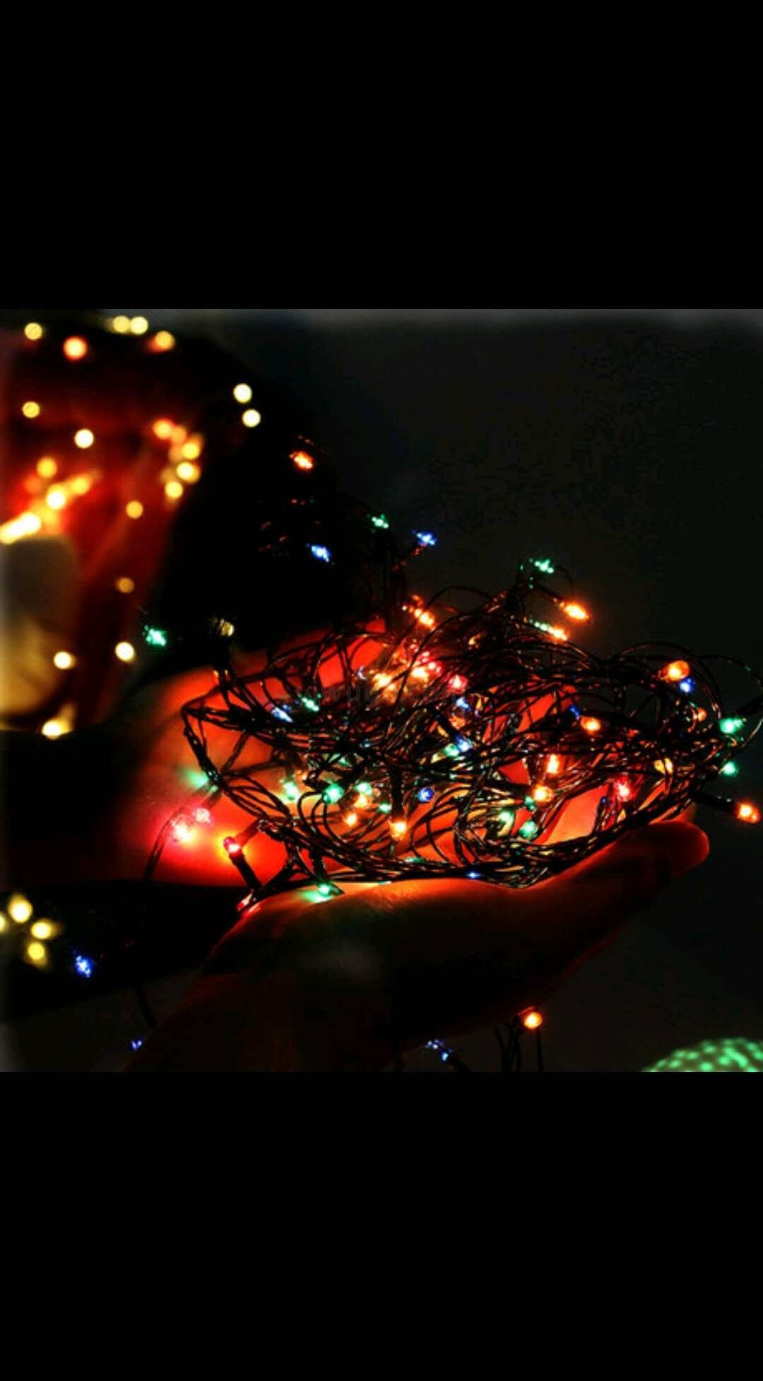 40 heads of special Christmas lights string decoration small colored lights wedding Christmas tree decoration lights