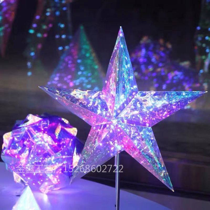 Christmas Lights Star Christmas Tree Pendant Wedding Shopping Window Hotel Decoration Park Corridor Layout