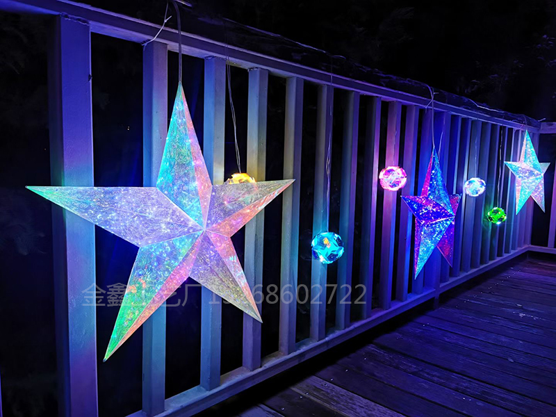 Christmas Lights Star Christmas Tree Pendant Wedding Shopping Window Hotel Decoration Park Corridor Layout