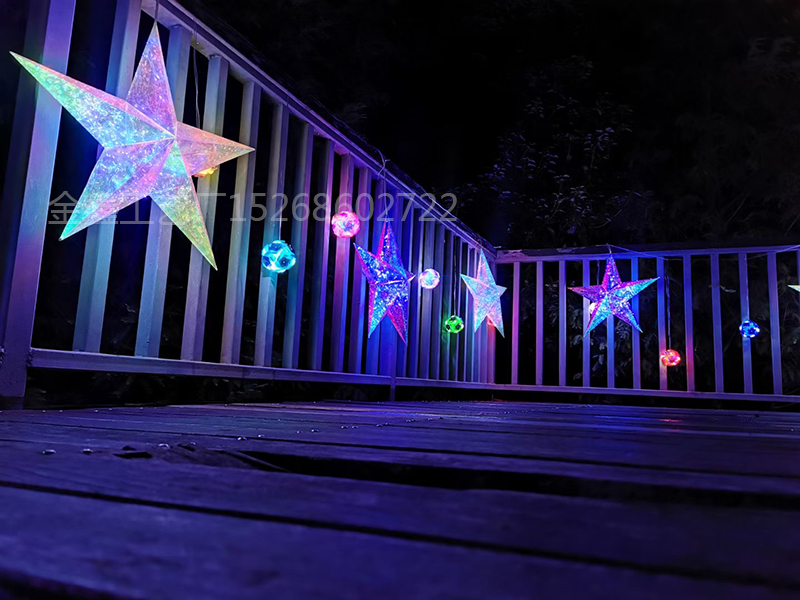 Christmas Lights Star Christmas Tree Pendant Wedding Shopping Window Hotel Decoration Park Corridor Layout
