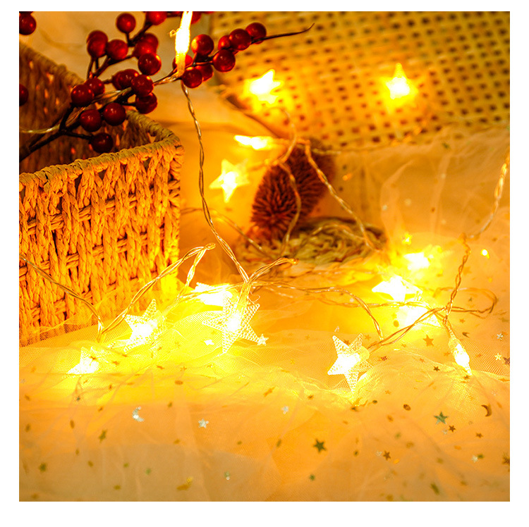 Led Small Colored Lights Starry Christmas Tree Flashing Light String Light Bedroom Room Decorations Girl Heart Romantic Star Light
