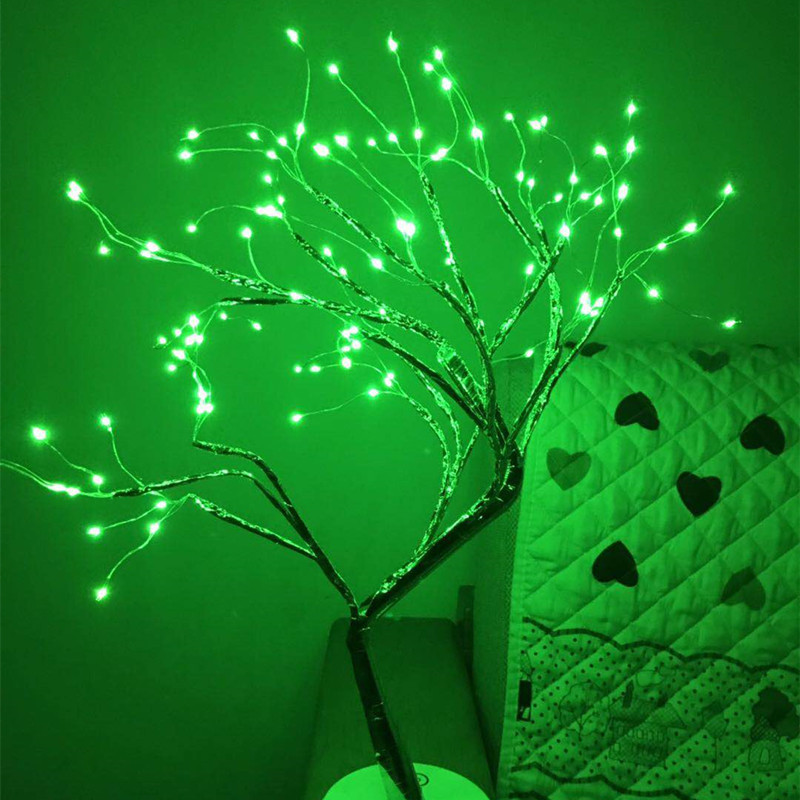 Amazon Christmas Hot Color Lights Led Firefly Tree Lights Starry Birthday Gift Small Night Lamp