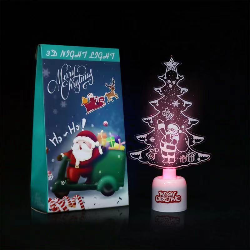 Creative Christmas Luminous Lights Music Lighting Christmas Tree Decorations Desktop Decoration Kindergarten Gifts Wholesale