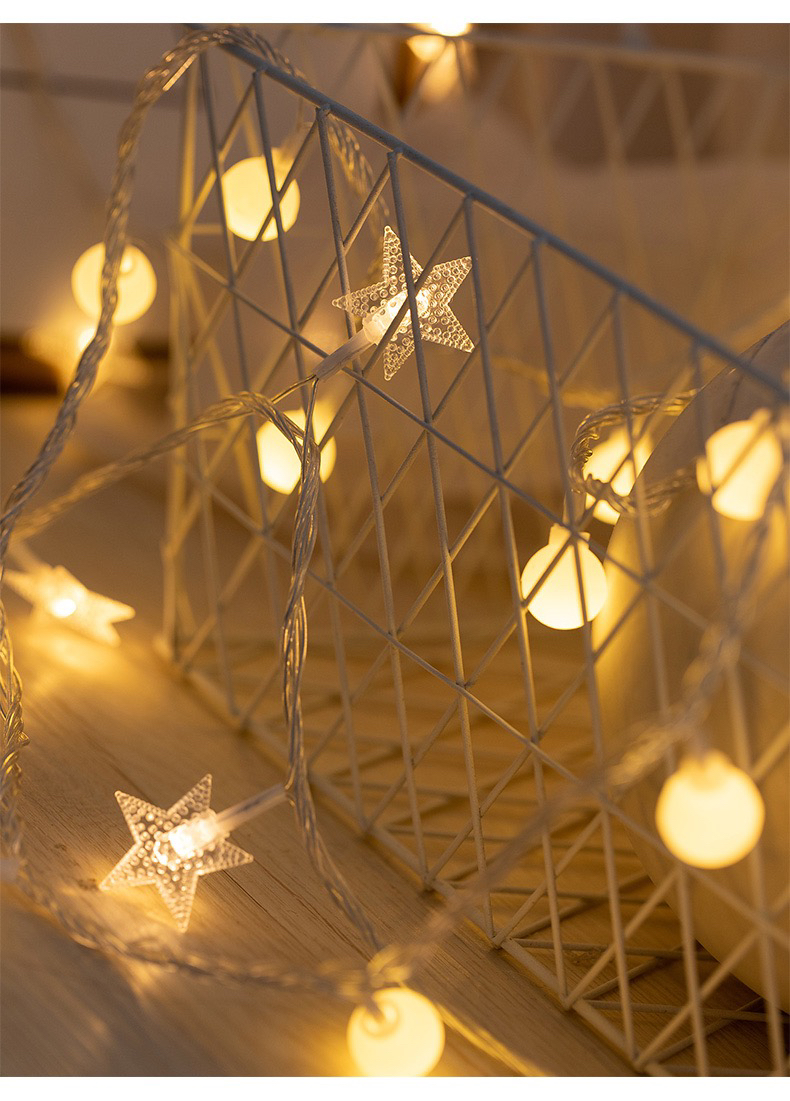 LED String Lamp Lighting Chain Christmas Lights Holiday Lights Decorative Lights Net Red Light Star Moon Snowflake Christmas Tree LED String Lamp Lighting Chain Christmas Lights Holiday Lights Decorative Lights Net Red Light Star Moon Snowflake Christmas Tree