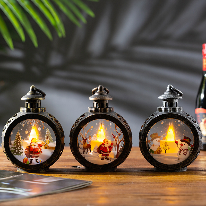 Christmas Decorations Cross-Border New Arrival LED Lights Store Store Window Decoration Christmas Tree Pendant Creative Props