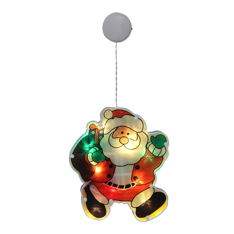 New Year Christmas Tree Lamp Snowflake Christmas Copper Wire Light Day Decorative String Lights Colored Lights Wholesale Led Sucker Lamp