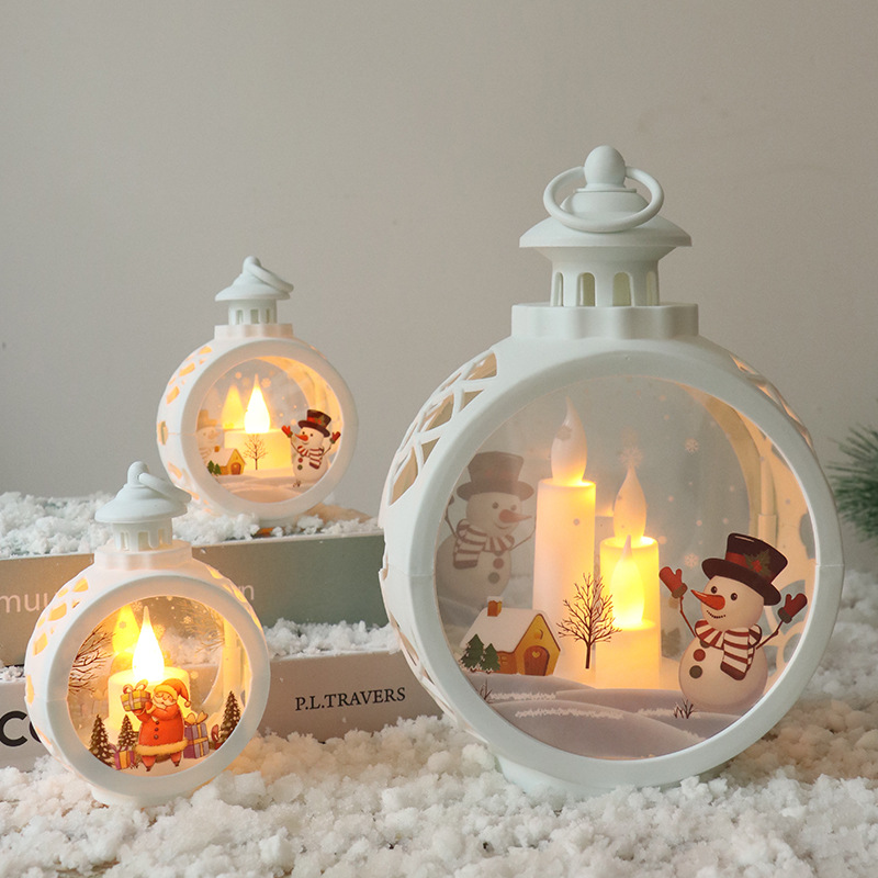 Christmas Decorations Cross-Border New Arrival LED Lights Store Store Window Decoration Christmas Tree Pendant Creative Props