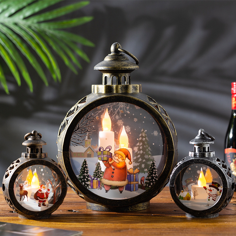 Christmas Decorations Cross-Border New Arrival LED Lights Store Store Window Decoration Christmas Tree Pendant Creative Props