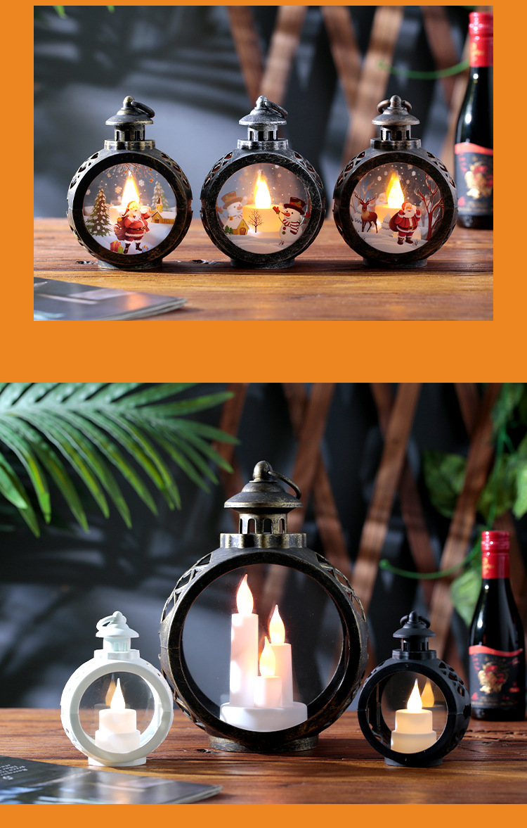 Christmas Decorations Cross-Border New Arrival LED Lights Store Store Window Decoration Christmas Tree Pendant Creative Props