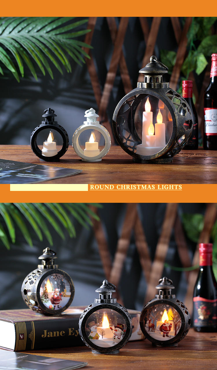 Christmas Decorations Cross-Border New Arrival LED Lights Store Store Window Decoration Christmas Tree Pendant Creative Props