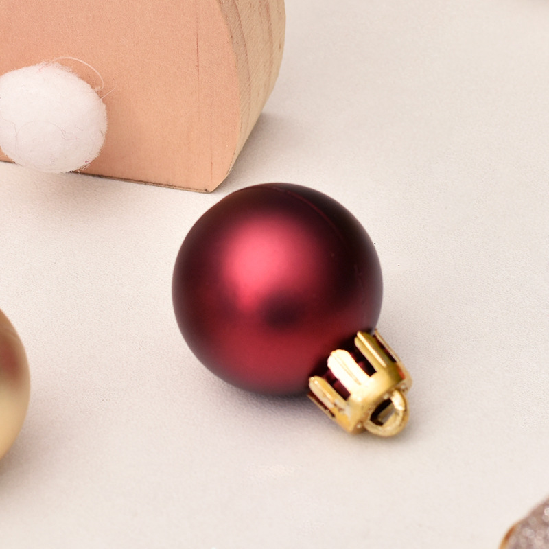 Hot Christmas Decorations 3cm99pcs Christmas Ball Gift Box Set Christmas Tree Pendant