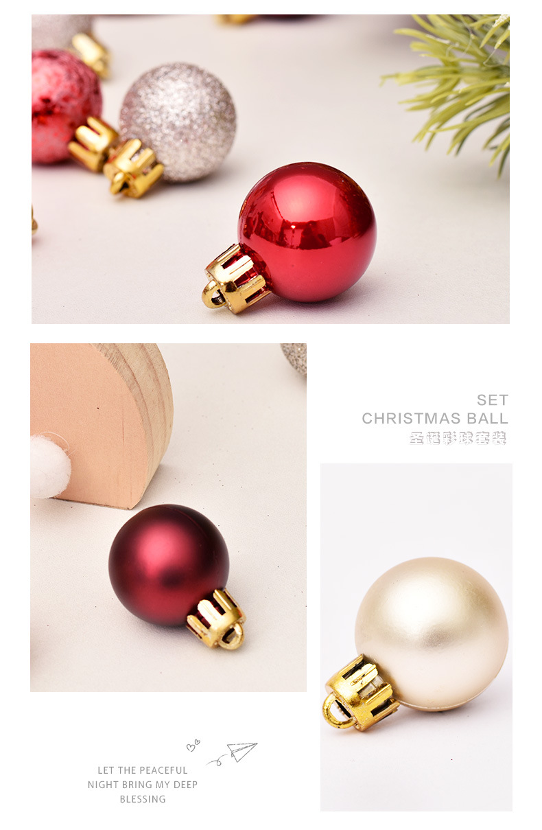 Hot Christmas Decorations 3cm99pcs Christmas Ball Gift Box Set Christmas Tree Pendant Hot Christmas Decorations 3cm99pcs Christmas Ball Gift Box Set Christmas Tree Pendant