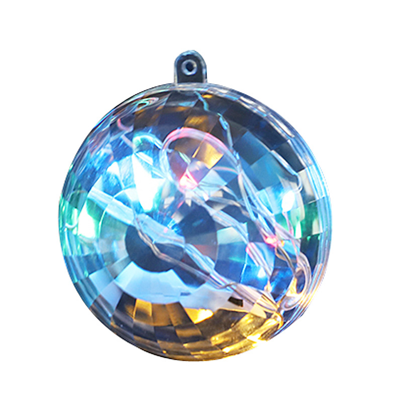  Mirror Ball PS Plastic Transparent Ball Festival Ceiling Decoration Pendant 8cm Christmas Ball Wholesale