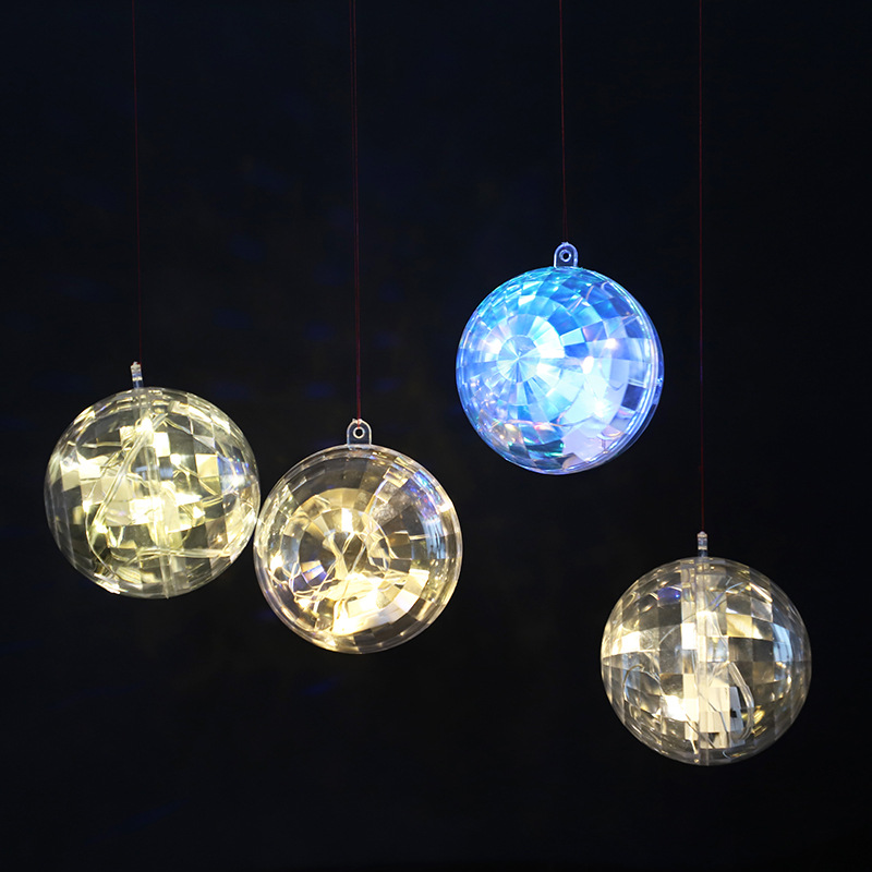 Mirror Ball PS Plastic Transparent Ball Festival Ceiling Decoration Pendant 8cm Christmas Ball Wholesale Mirror Ball PS Plastic Transparent Ball Festival Ceiling Decoration Pendant 8cm Christmas Ball Wholesale