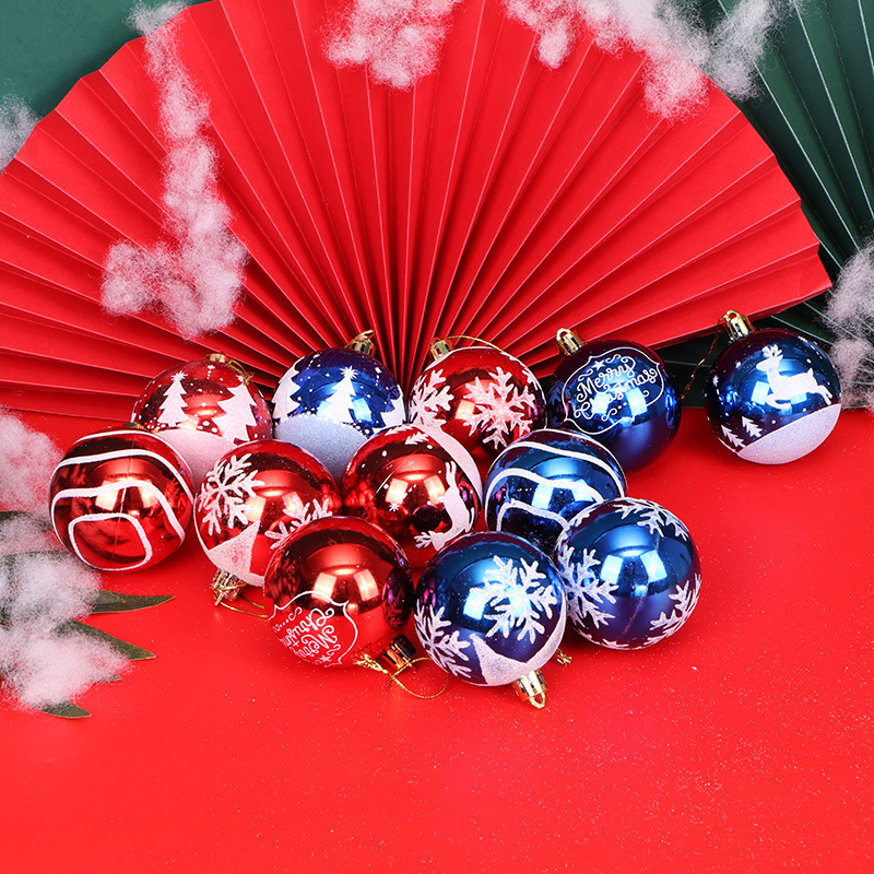Cross-Border Amazon Christmas Ball 24 6cm Barrel Balls Christmas Tree Decorations Christmas Christmas ball Cross-Border Amazon Christmas Ball 24 6cm Barrel Balls Christmas Tree Decorations Christmas Christmas ball