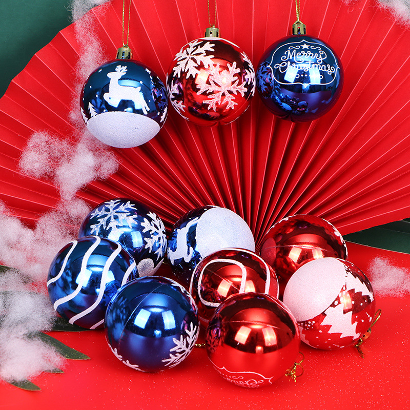 Cross-Border Amazon Christmas Ball 24 6cm Barrel Balls Christmas Tree Decorations Christmas Christmas ball Cross-Border Amazon Christmas Ball 24 6cm Barrel Balls Christmas Tree Decorations Christmas Christmas ball