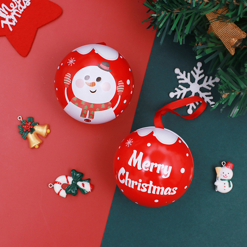 Christmas Tree Pendant Christmas Decorations Christmas Ball Candy Box Small Gift Box Spot Wholesale