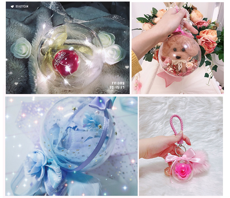 High Transparent Plastic Ball Hollow Ball Christmas Ball Decorative Hanging Ball Candy Candy Box Packing Box Eternal Flower Hanging Ball High Transparent Plastic Ball Hollow Ball Christmas Ball Decorative Hanging Ball Candy Candy Box Packing Box Eternal Flower Hanging Ball