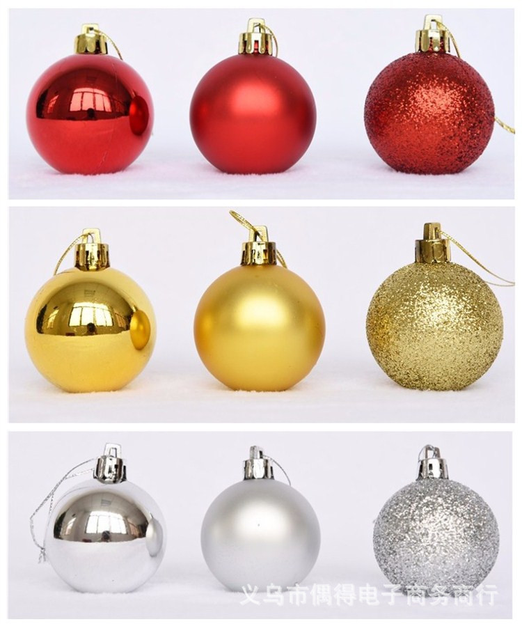 4cm6cm8cm10cm Barrel Christmas Ball Christmas Decorations Bright Matt Dusting Christmas Ball Mixed 4cm6cm8cm10cm Barrel Christmas Ball Christmas Decorations Bright Matt Dusting Christmas Ball Mixed