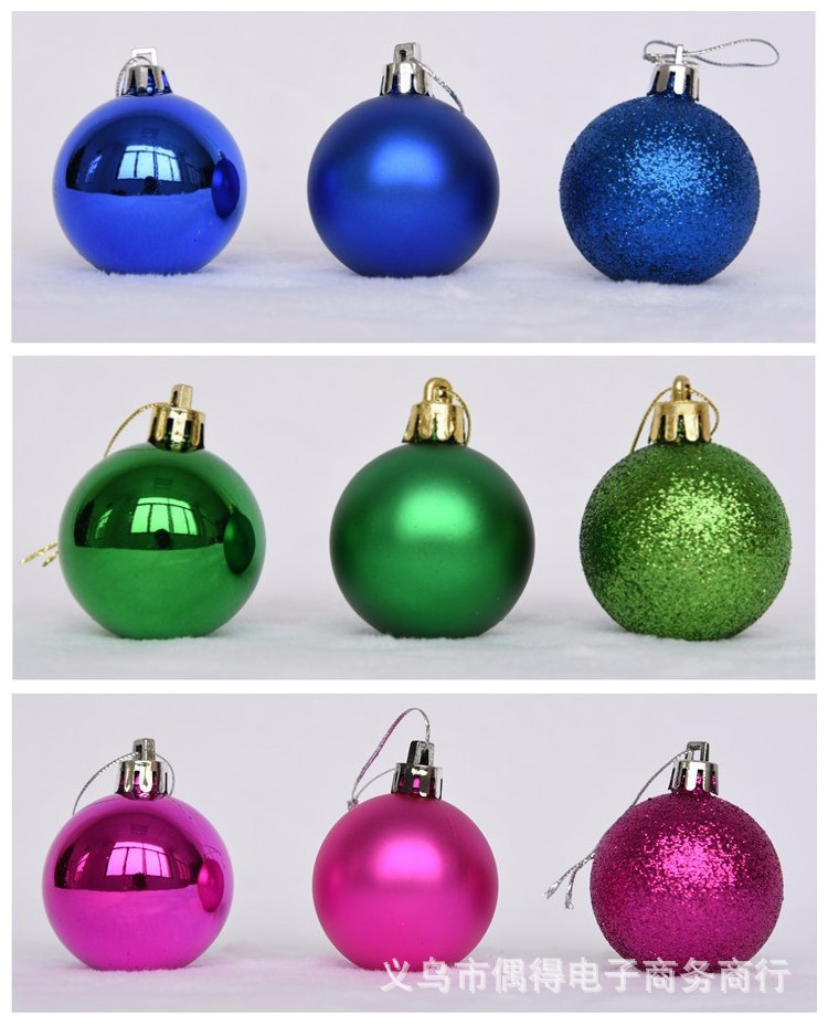 4cm6cm8cm10cm Barrel Christmas Ball Christmas Decorations Bright Matt Dusting Christmas Ball Mixed 4cm6cm8cm10cm Barrel Christmas Ball Christmas Decorations Bright Matt Dusting Christmas Ball Mixed
