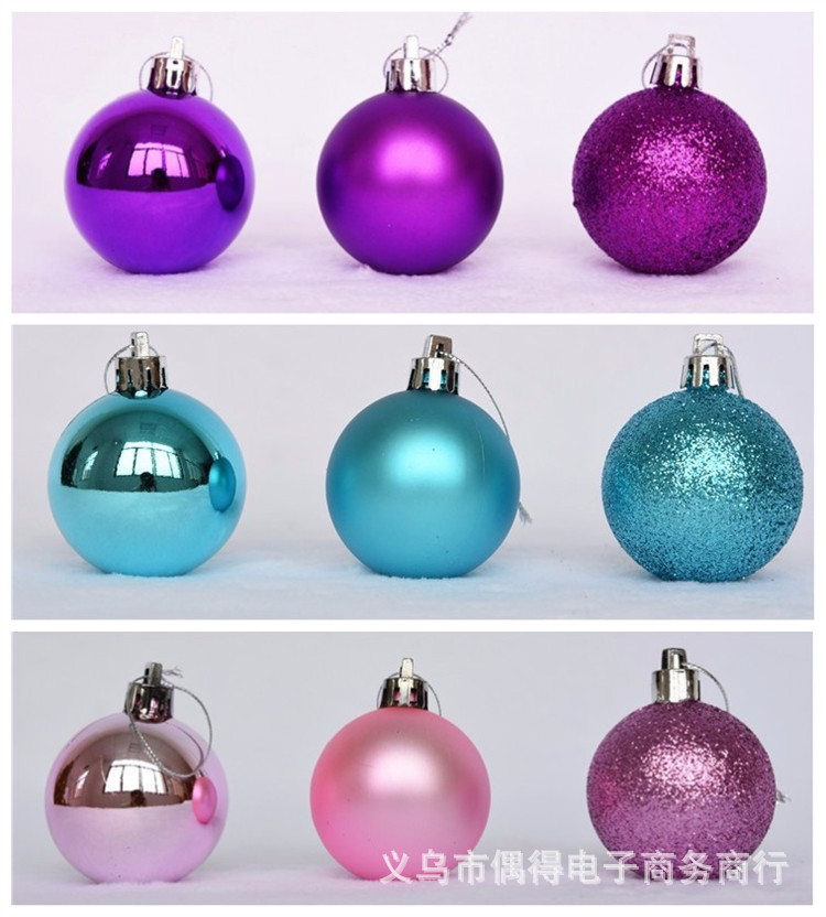 4cm6cm8cm10cm Barrel Christmas Ball Christmas Decorations Bright Matt Dusting Christmas Ball Mixed 4cm6cm8cm10cm Barrel Christmas Ball Christmas Decorations Bright Matt Dusting Christmas Ball Mixed