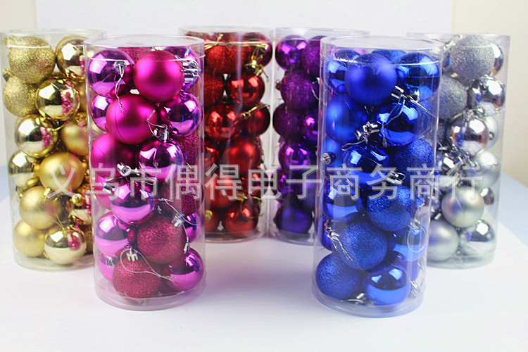 4cm6cm8cm10cm Barrel Christmas Ball Christmas Decorations Bright Matt Dusting Christmas Ball Mixed 4cm6cm8cm10cm Barrel Christmas Ball Christmas Decorations Bright Matt Dusting Christmas Ball Mixed