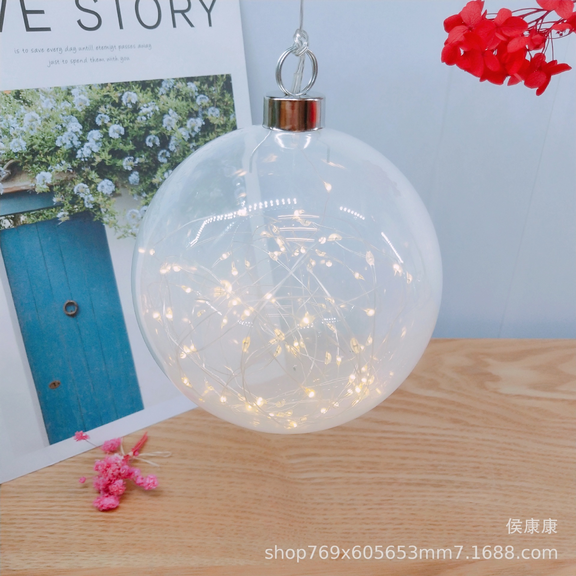 Birthday Party Night Light Holiday Light Glass Cover Christmas Ball Light Pendant Christmas Ball Glass Lamp Pendant Birthday Party Night Light Holiday Light Glass Cover Christmas Ball Light Pendant Christmas Ball Glass Lamp Pendant