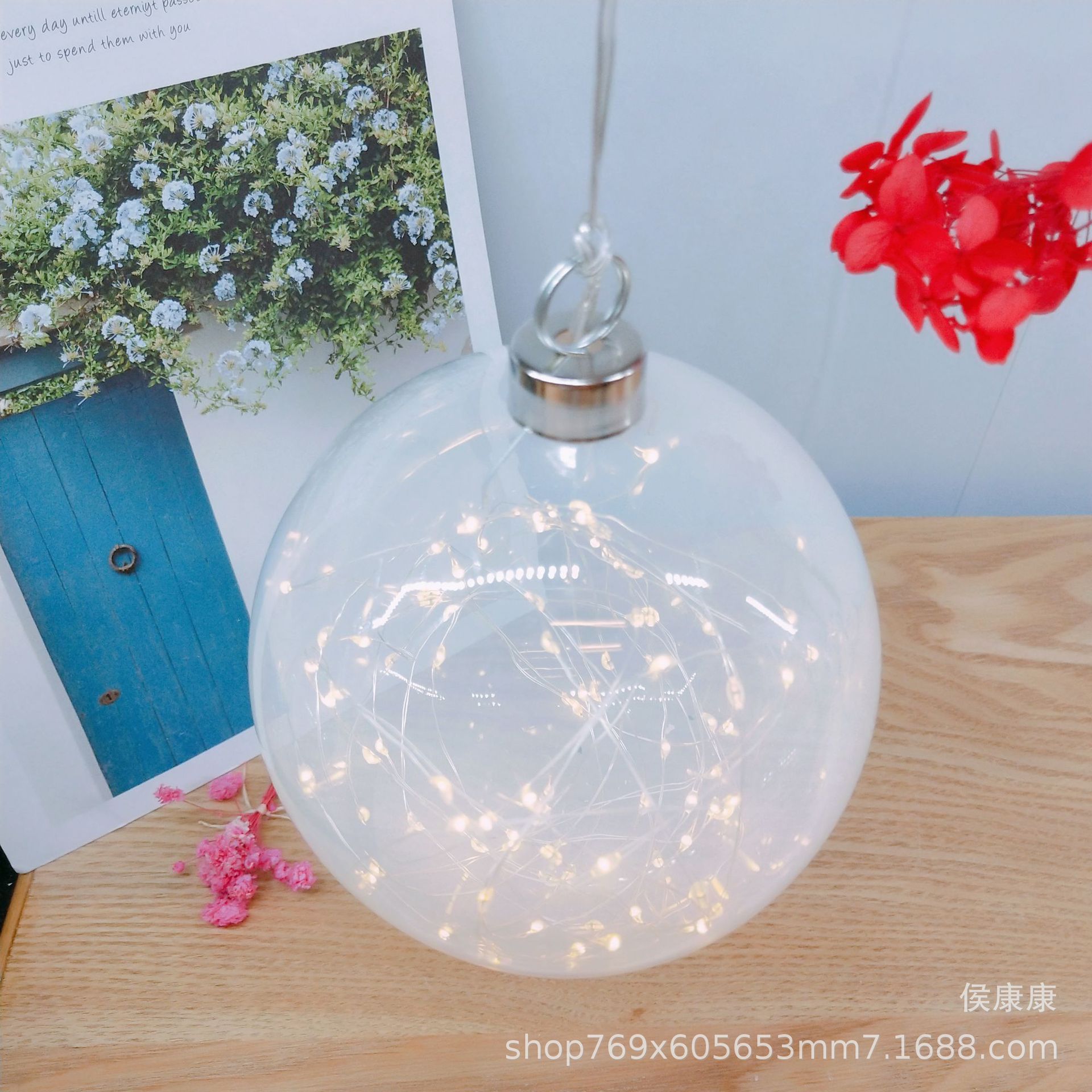 Birthday Party Night Light Holiday Light Glass Cover Christmas Ball Light Pendant Christmas Ball Glass Lamp Pendant Birthday Party Night Light Holiday Light Glass Cover Christmas Ball Light Pendant Christmas Ball Glass Lamp Pendant