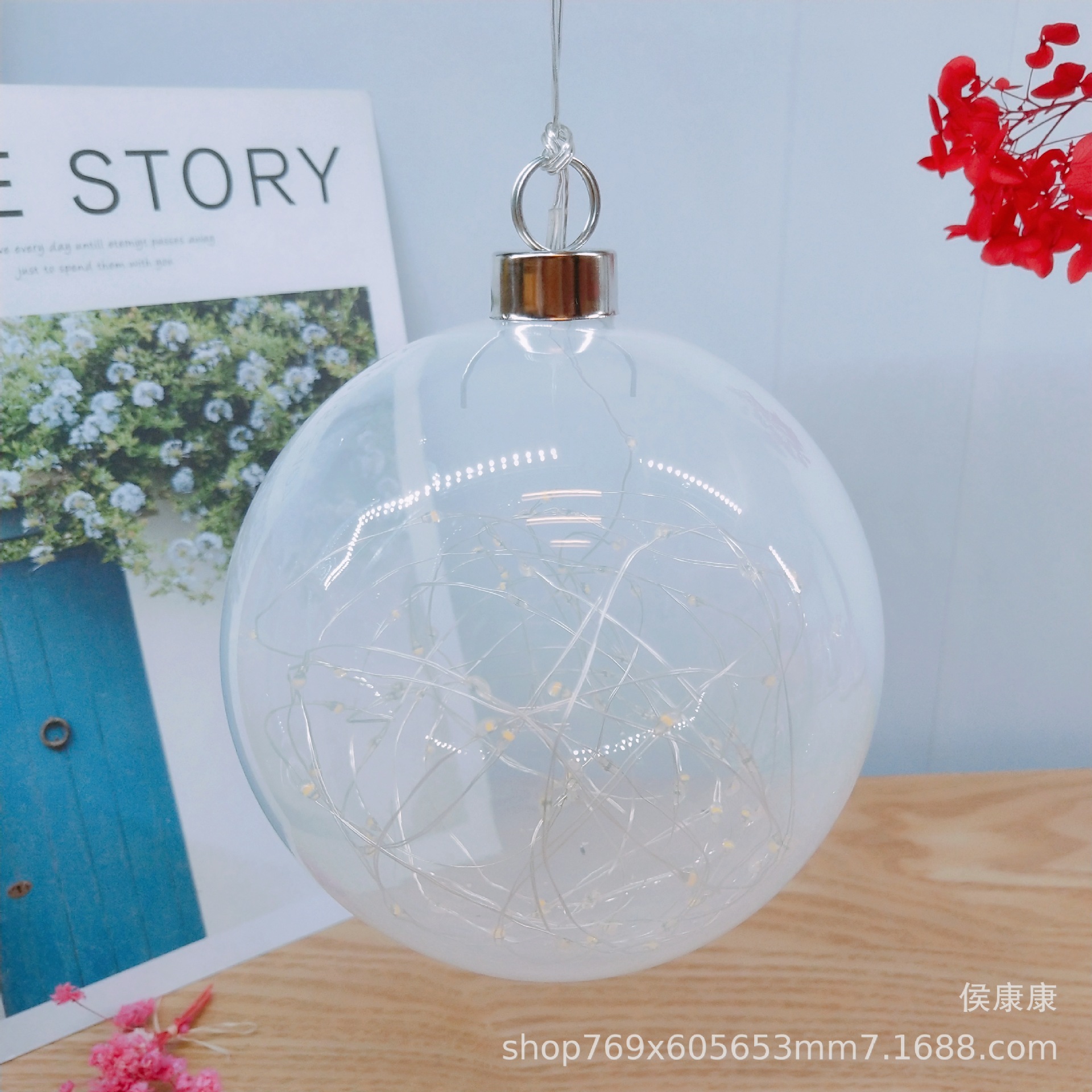 Birthday Party Night Light Holiday Light Glass Cover Christmas Ball Light Pendant Christmas Ball Glass Lamp Pendant Birthday Party Night Light Holiday Light Glass Cover Christmas Ball Light Pendant Christmas Ball Glass Lamp Pendant