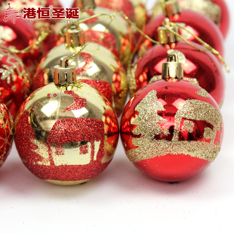 Christmas Ball 16 Barrel Colored Drawing Ball Christmas Decoration Package Light Electroplating Christmas Ball Christmas Ball 16 Barrel Colored Drawing Ball Christmas Decoration Package Light Electroplating Christmas Ball