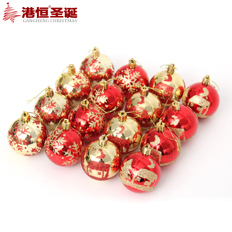Christmas Ball 16 Barrel Colored Drawing Ball Christmas Decoration Package Light Electroplating Christmas Ball Christmas Ball 16 Barrel Colored Drawing Ball Christmas Decoration Package Light Electroplating Christmas Ball