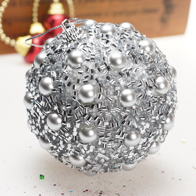 Decorations Foam Christmas Ball Pearl Gold Pink Christmas Ball Pompons Christmas Tree Pendant Holiday Arrangement Decorations Foam Christmas Ball Pearl Gold Pink Christmas Ball Pompons Christmas Tree Pendant Holiday Arrangement