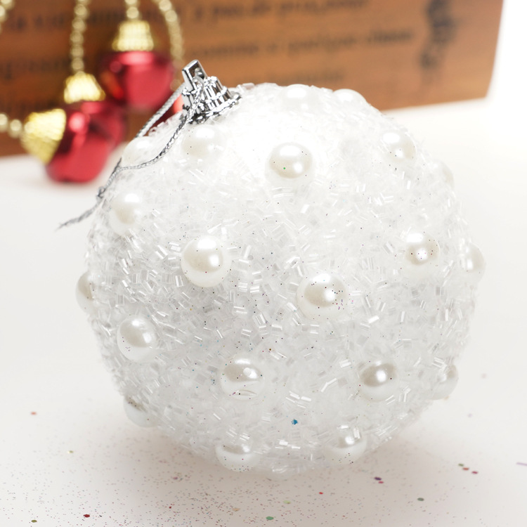 Decorations Foam Christmas Ball Pearl Gold Pink Christmas Ball Pompons Christmas Tree Pendant Holiday Arrangement Decorations Foam Christmas Ball Pearl Gold Pink Christmas Ball Pompons Christmas Tree Pendant Holiday Arrangement