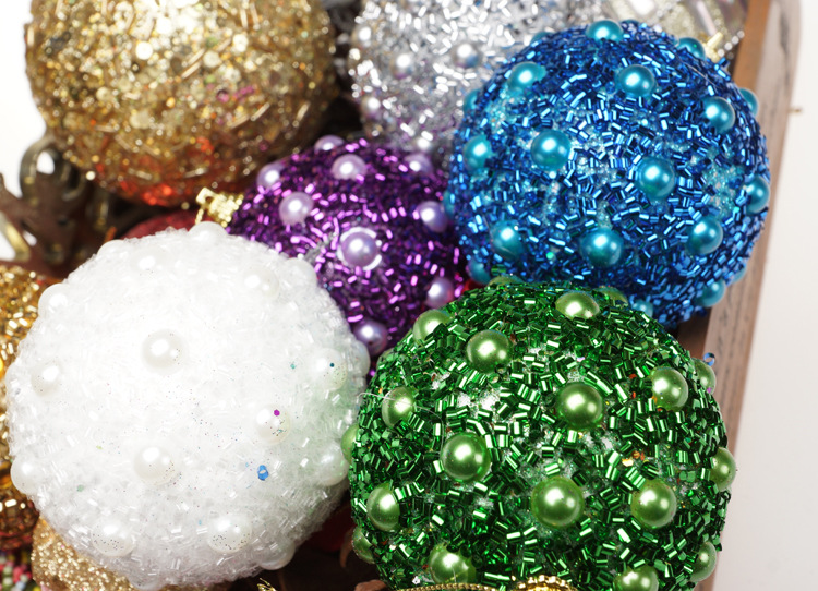 Decorations Foam Christmas Ball Pearl Gold Pink Christmas Ball Pompons Christmas Tree Pendant Holiday Arrangement Decorations Foam Christmas Ball Pearl Gold Pink Christmas Ball Pompons Christmas Tree Pendant Holiday Arrangement