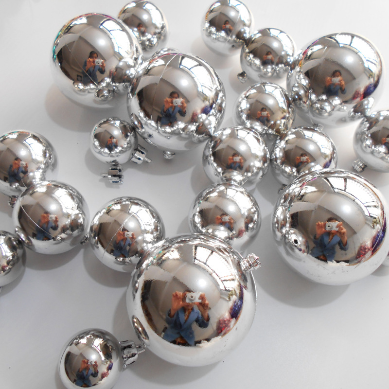 Christmas Ball Electroplating Processing Custom Christmas Ball Christmas Decorations of Various Colors