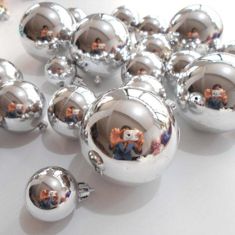 Christmas Ball Electroplating Processing Custom Christmas Ball Christmas Decorations of Various Colors