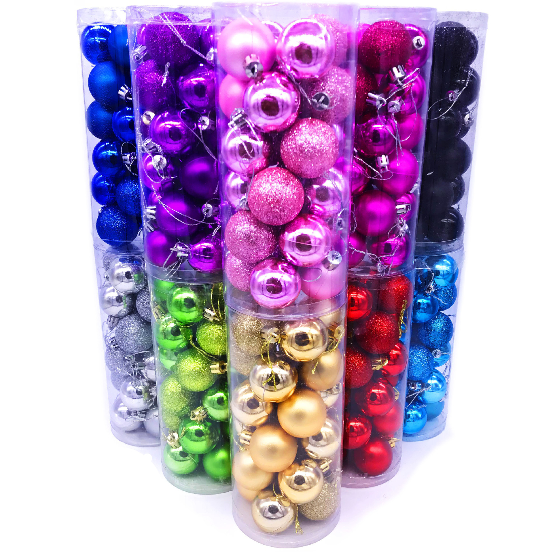 Christmas Ball Matte Ball Decoration Ball Pink Ball 3cm4cm6cm8cm Christmas Electroplated Ball 24 PCs Pendant Christmas Ball Matte Ball Decoration Ball Pink Ball 3cm4cm6cm8cm Christmas Electroplated Ball 24 PCs Pendant
