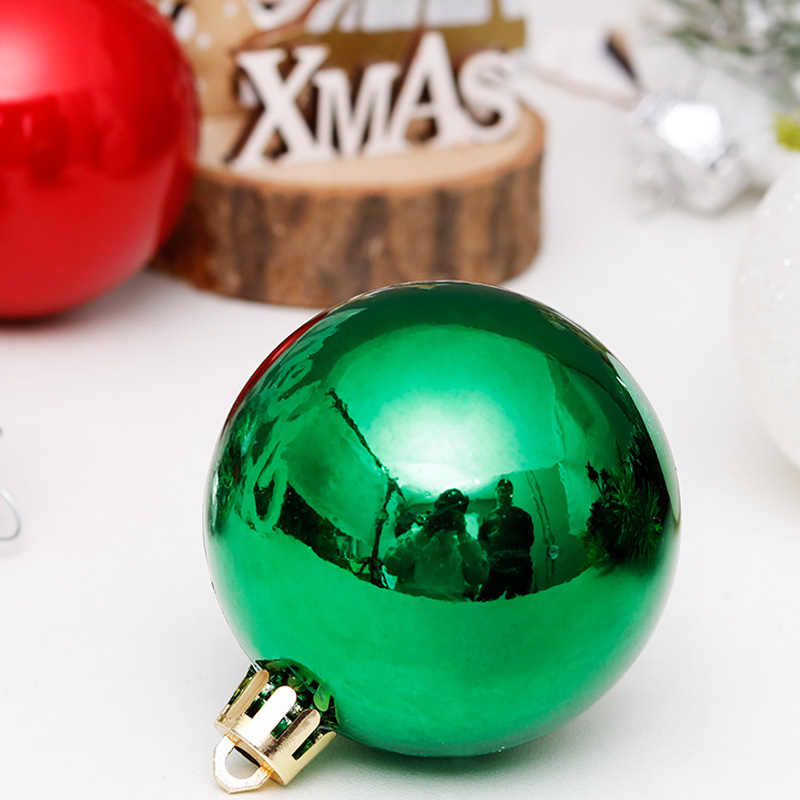 CrossBorder Hot Christmas Decorations 6cm30PCs Transparent Ball Christmas Ball Set Christmas Tree Pendant