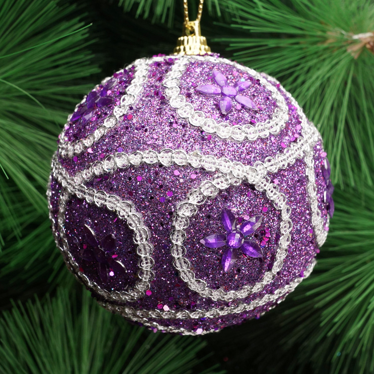 New Diamond-Mounted St. Christmas 8cm Foam Christmas Ball Christmas Tree Pendant Christmas Decorations Christmas Pendant New Diamond-Mounted St. Christmas 8cm Foam Christmas Ball Christmas Tree Pendant Christmas Decorations Christmas Pendant