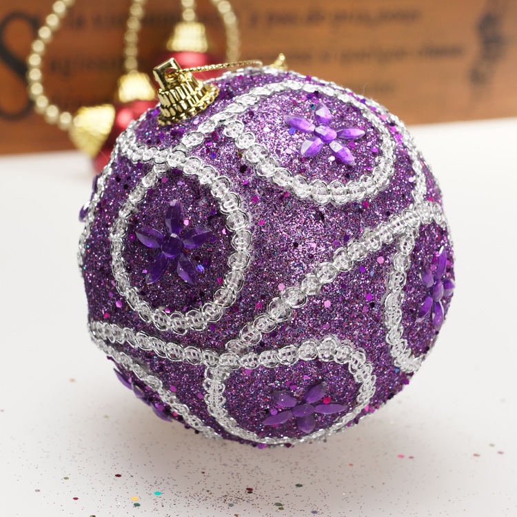 New Diamond-Mounted St. Christmas 8cm Foam Christmas Ball Christmas Tree Pendant Christmas Decorations Christmas Pendant New Diamond-Mounted St. Christmas 8cm Foam Christmas Ball Christmas Tree Pendant Christmas Decorations Christmas Pendant