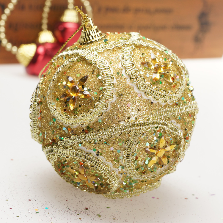 New Diamond-Mounted St. Christmas 8cm Foam Christmas Ball Christmas Tree Pendant Christmas Decorations Christmas Pendant New Diamond-Mounted St. Christmas 8cm Foam Christmas Ball Christmas Tree Pendant Christmas Decorations Christmas Pendant