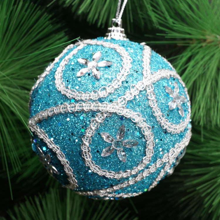 New Diamond-Mounted St. Christmas 8cm Foam Christmas Ball Christmas Tree Pendant Christmas Decorations Christmas Pendant New Diamond-Mounted St. Christmas 8cm Foam Christmas Ball Christmas Tree Pendant Christmas Decorations Christmas Pendant