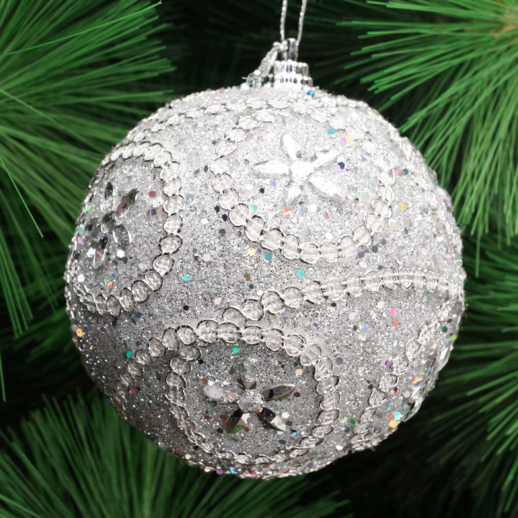 New Diamond-Mounted St. Christmas 8cm Foam Christmas Ball Christmas Tree Pendant Christmas Decorations Christmas Pendant New Diamond-Mounted St. Christmas 8cm Foam Christmas Ball Christmas Tree Pendant Christmas Decorations Christmas Pendant