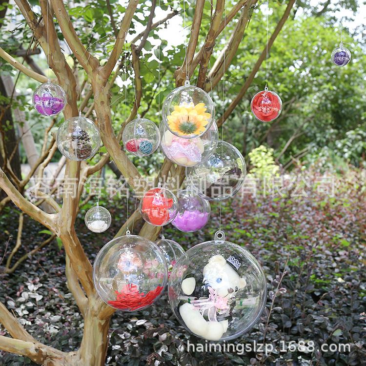 Festival Decoration Pendant High Transparent Hollow Ball Plastic Ball Bounce Ball Christmas Ball Christmas Decorations Festival Decoration Pendant High Transparent Hollow Ball Plastic Ball Bounce Ball Christmas Ball Christmas Decorations