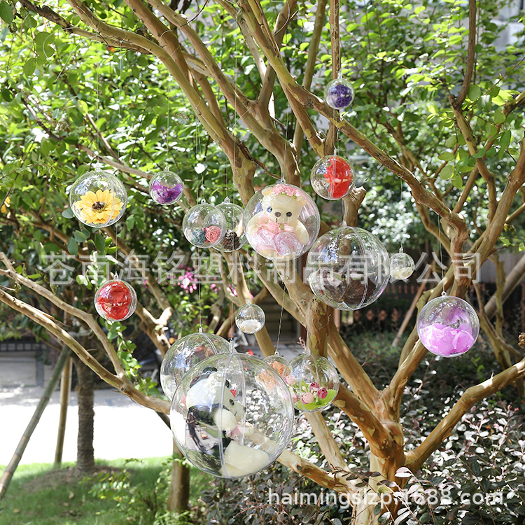 Festival Decoration Pendant High Transparent Hollow Ball Plastic Ball Bounce Ball Christmas Ball Christmas Decorations Festival Decoration Pendant High Transparent Hollow Ball Plastic Ball Bounce Ball Christmas Ball Christmas Decorations