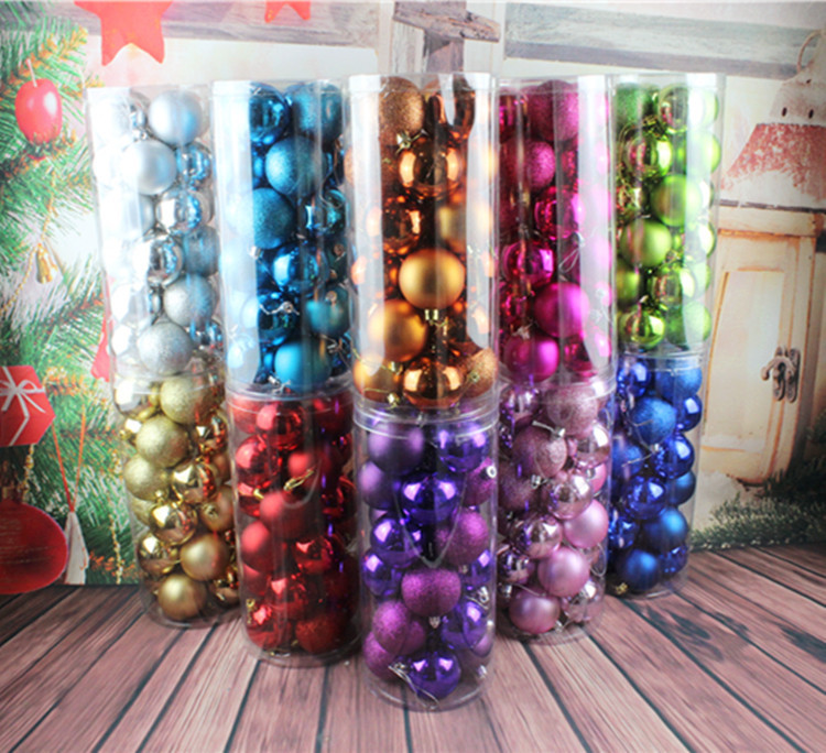 Christmas Ball 24 4cm6cm8cm Bucket Colored Ball Plastic Bright Electroplated Ball Christmas Tree Pendant Wholesale Christmas Ball 24 4cm6cm8cm Bucket Colored Ball Plastic Bright Electroplated Ball Christmas Tree Pendant Wholesale