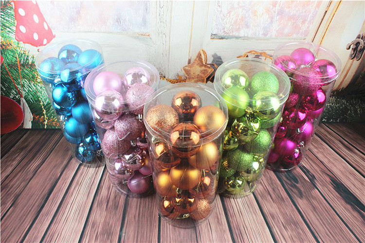 Christmas Ball 24 4cm6cm8cm Bucket Colored Ball Plastic Bright Electroplated Ball Christmas Tree Pendant Wholesale Christmas Ball 24 4cm6cm8cm Bucket Colored Ball Plastic Bright Electroplated Ball Christmas Tree Pendant Wholesale