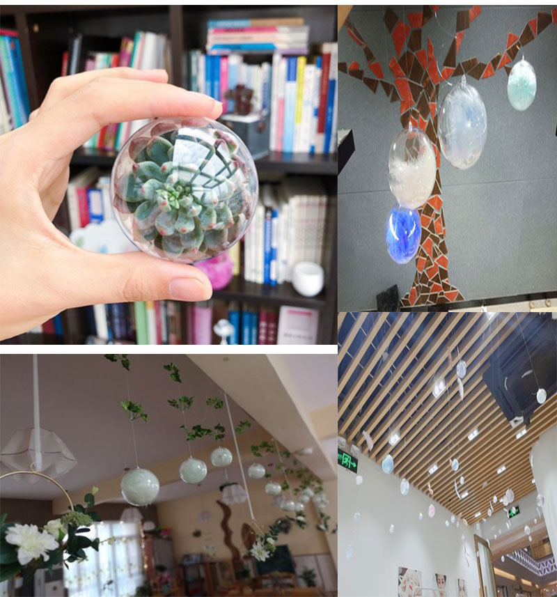 Christmas ball Plastic Transparent Ball Shopping Mall Festival Creative Christmas Ball Acrylic Decorative Ball Christmas ball Plastic Transparent Ball Shopping Mall Festival Creative Christmas Ball Acrylic Decorative Ball