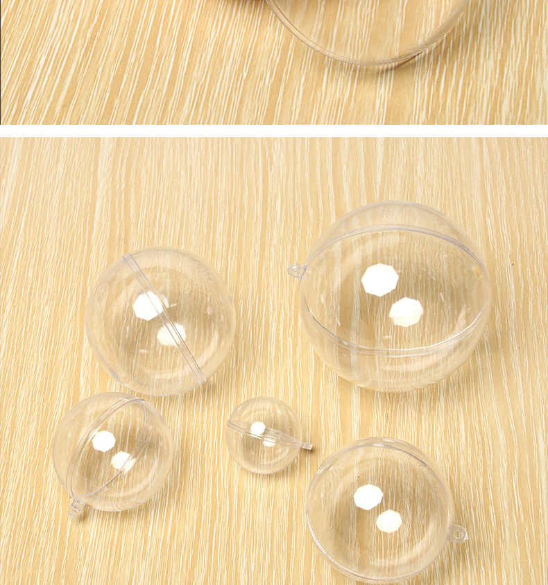 Christmas ball Plastic Transparent Ball Shopping Mall Festival Creative Christmas Ball Acrylic Decorative Ball Christmas ball Plastic Transparent Ball Shopping Mall Festival Creative Christmas Ball Acrylic Decorative Ball